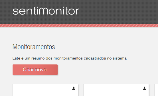 Criar novo monitoramento