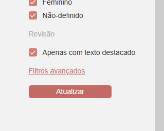 Highlighted Text Filter